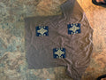 Ornament patch tee product flat