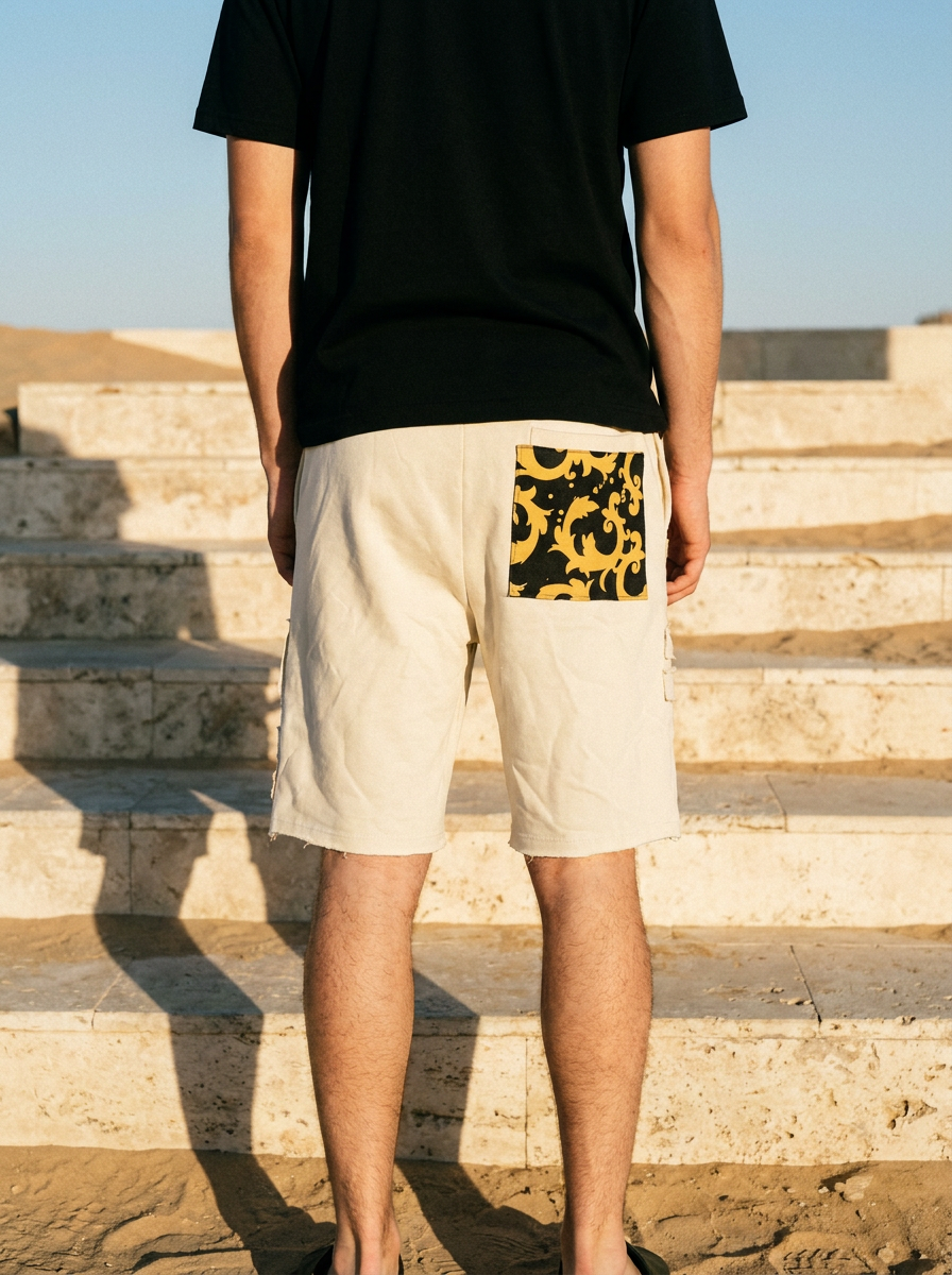 Atlas shorts back, baroque pocket