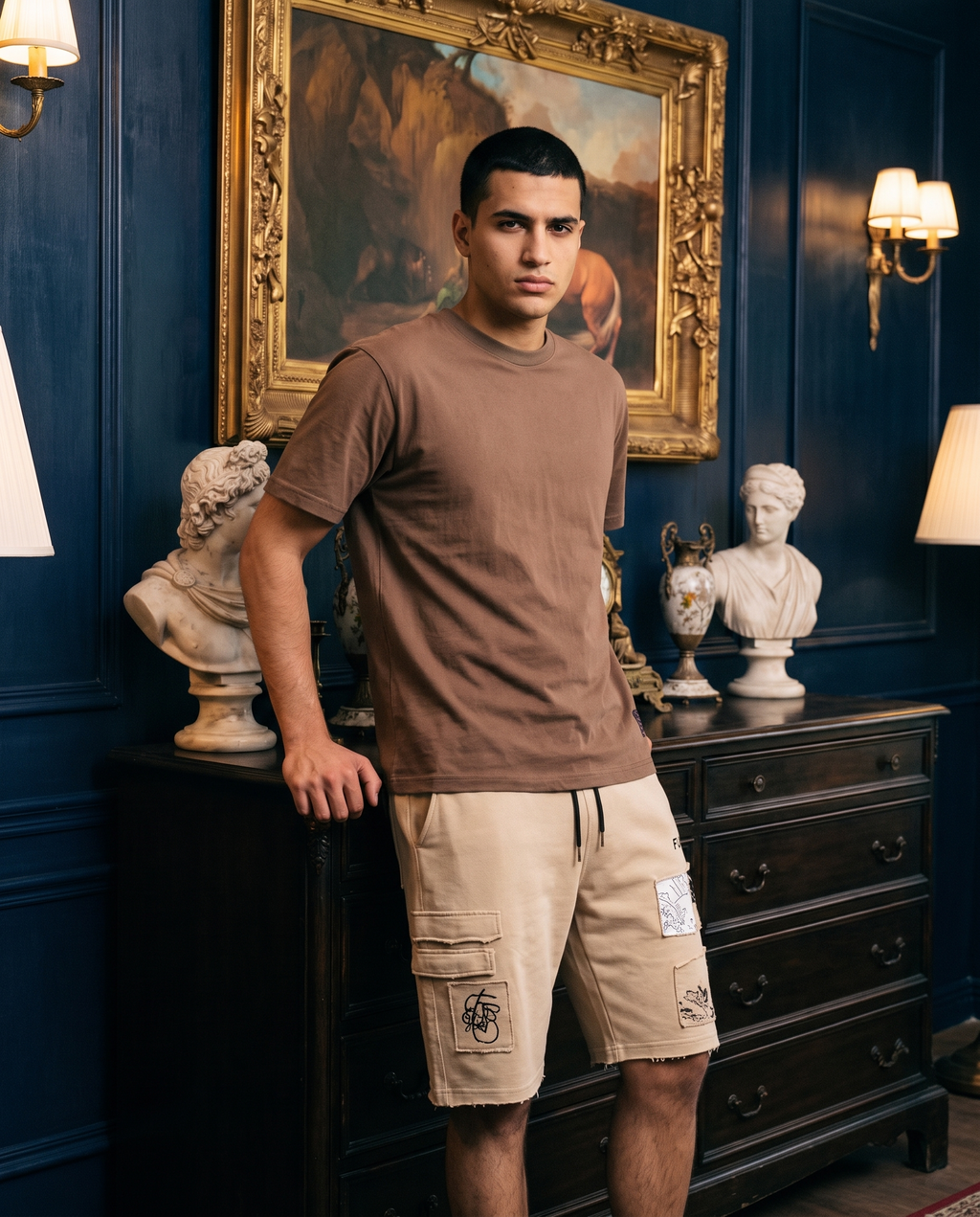 Atlas Shorts — Sandstone, salon