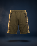 Ornament Shorts — Olive, ghost mannequin floating shot