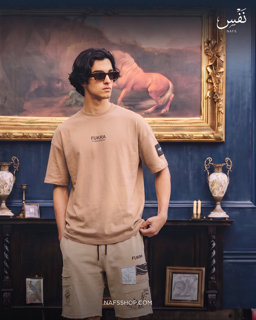 The Quiet Tee — Camel, salon campaign